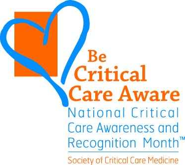 National Critical Care Awareness and Recognition Month logo